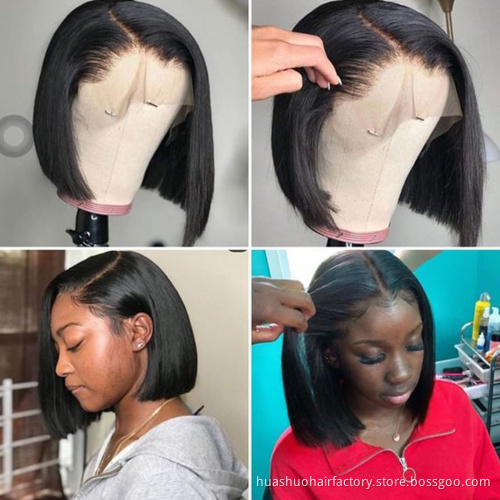 Wholesale Hair Wigs Human Lace Front Closure Body Wave Full Virgin Brazilian Cuticle Aligned Lace Closure Human Hair Wig